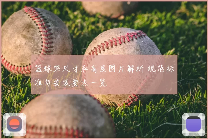 篮球架尺寸和高度图片解析 规范标准与安装要点一览